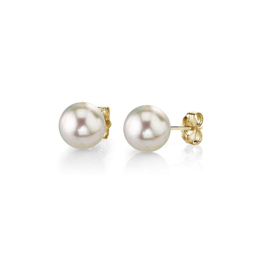 輝く高品質な The Pearl Source 18k Gold 6 5 7mm a Quality Round White Akoya Cultur 日本全国送料無料 Www Skylanceronline Com