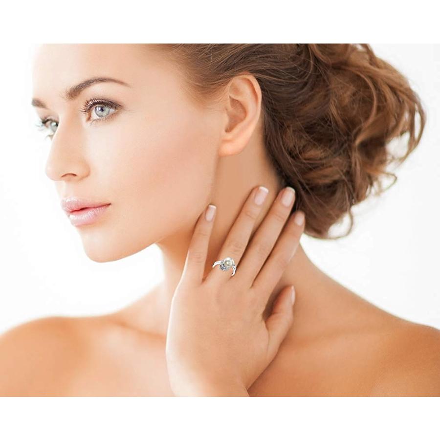 THE PEARL SOURCE 8-8.5mm Genuine White Japanese Akoya Saltwater Cultur