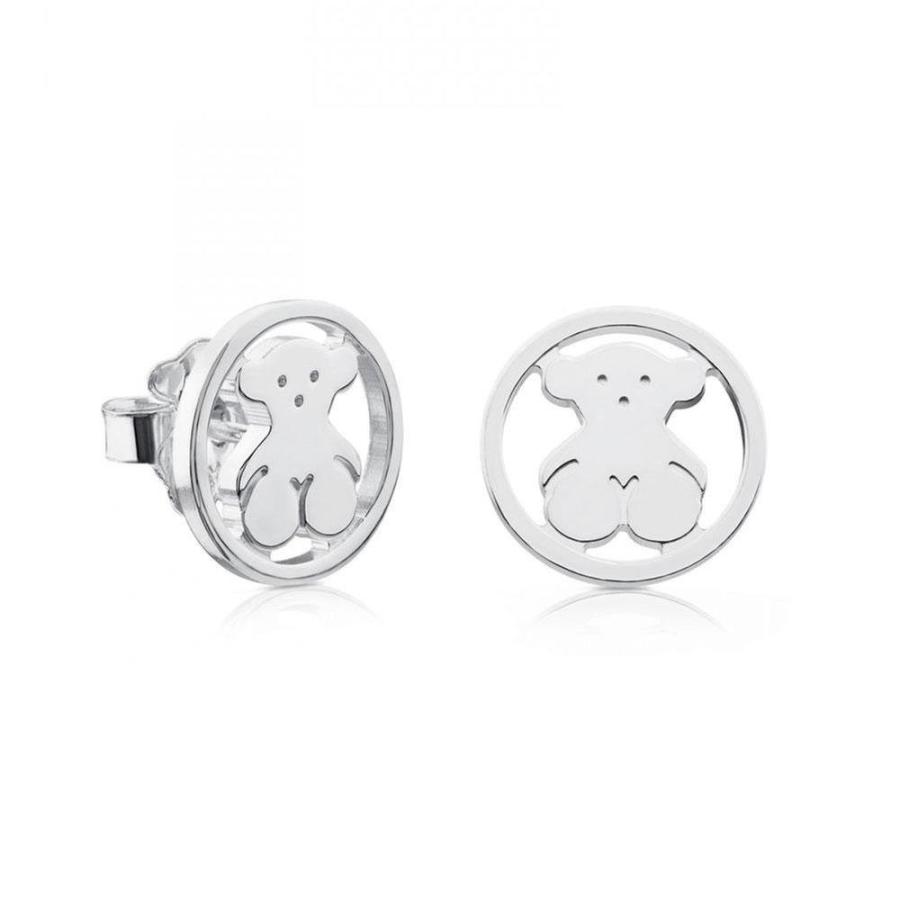 TOUSラージカミーユベアスターリングシルバースタッドピアス