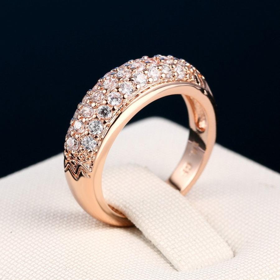 Double Fair Women Jewelry Simulated Cubic Zirconia CZ Diamond Paved Et｜twilight-shop｜05