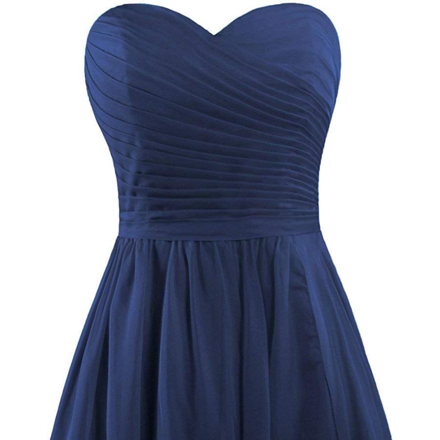 ANTS Women's Sweetheart Short Bridesmaid Dresses Chiffon Wedding Party