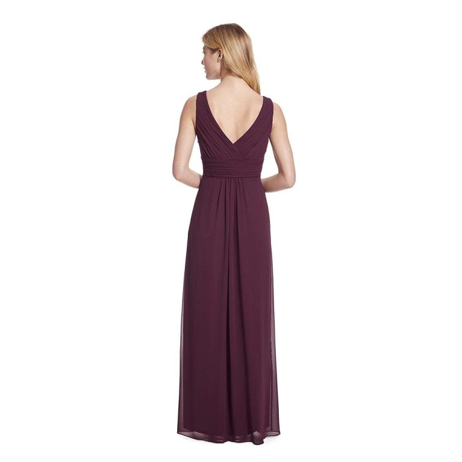 Samantha Paige V-Neck Sleeveless A-Line Floor Length Chiffon Formal Dr