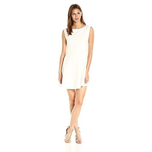 French Connection Women's Whisper Light Stretch Solid Mini Dress, Summ