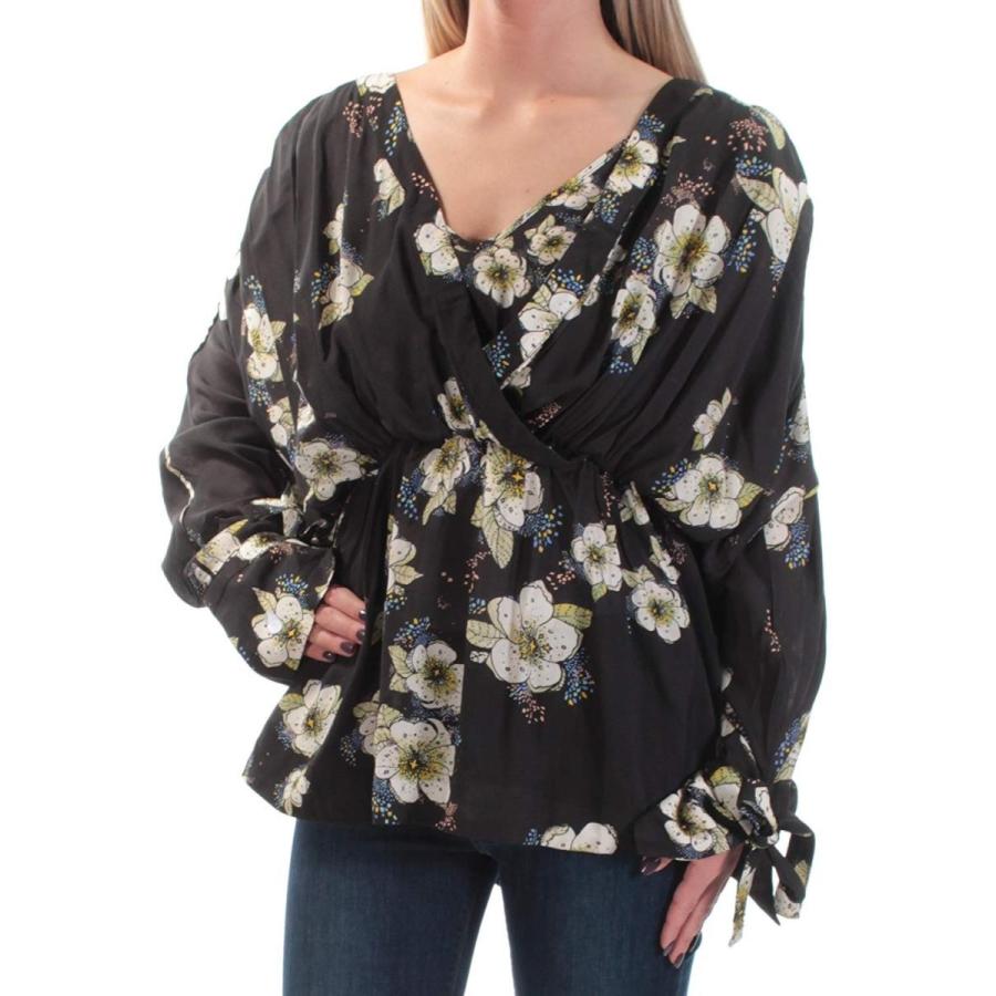 Free People Women's Tuscan Dreams Printed Tunic Black Medium