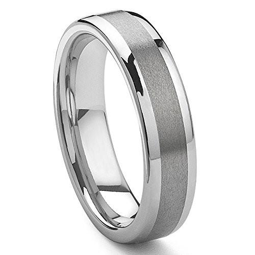 Eric Designs Tungsten Wedding Band Ring Sz 7.5 SN#234
