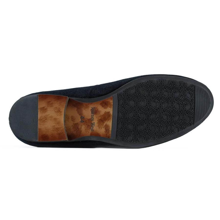 Men's Vintage Velvet Embroidery Noble Loafer Men Shoes Slip-on Loafer