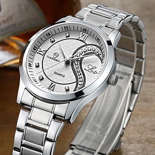 Valentines Stainless Steel Romantic His and Hers Pair Hearts