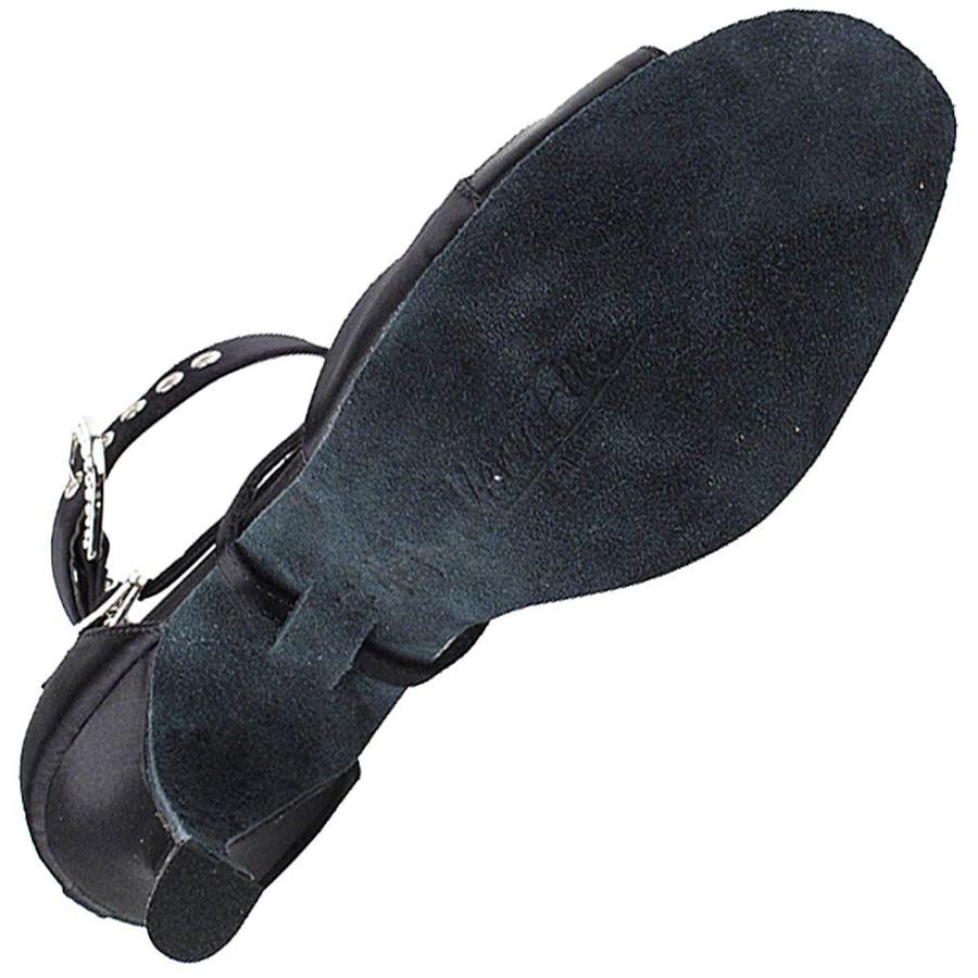 Women's Ballroom Dance Shoes Tango Wedding Salsa Dance Shoes Black Sat