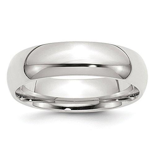 925 Sterling Silver 6mm Comfort Fit Size 13.5 Wedding Ring Band Classi
