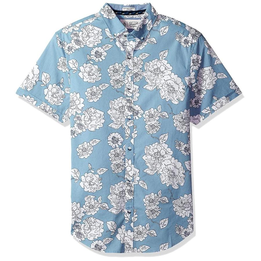 【超特価SALE開催！】 Original Extr Extra Denim, Faded Shirt, Floral Scattered Men's Penguin ネックレス、ペンダント