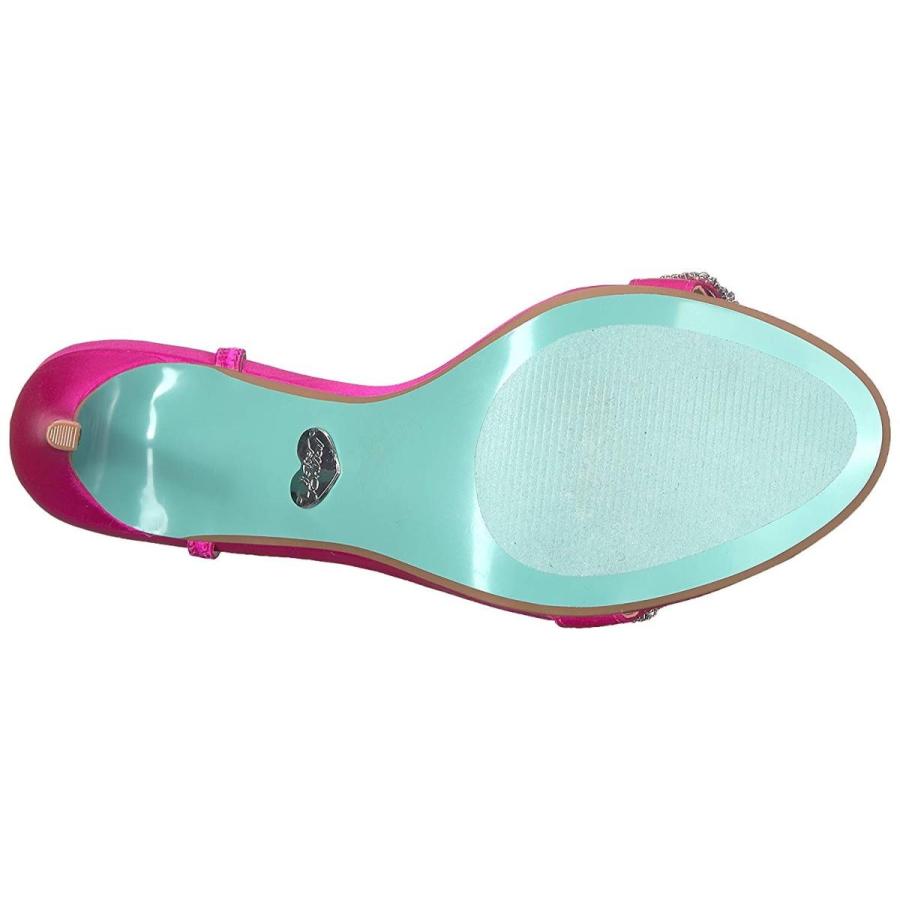 Blue by Betsey Johnson Women's SB-Harlo Heeled Sandal, Fuchsia, 8.5 M