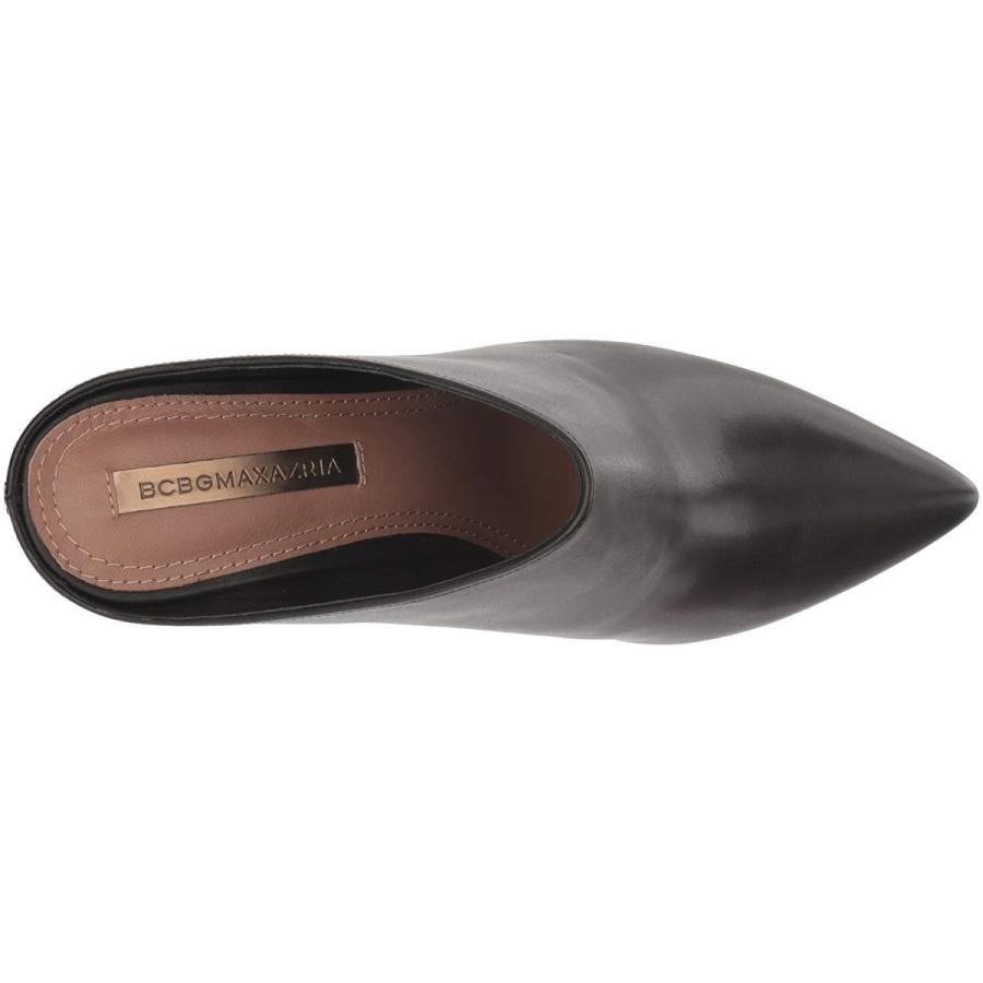 BCBGMAXAZRIA Women's Antonia Slip On Mule Shoe, black leather, 7.5 M U