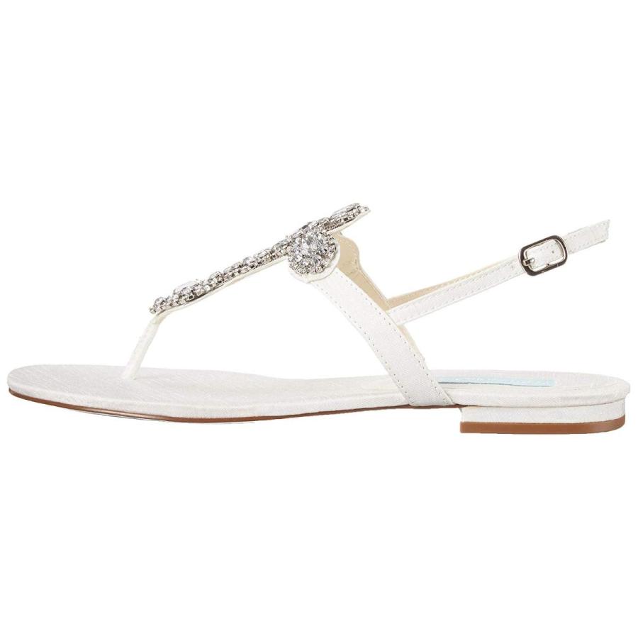 Blue by Betsey Johnson Women's Sb-gem, Ivory Satin 6 M US