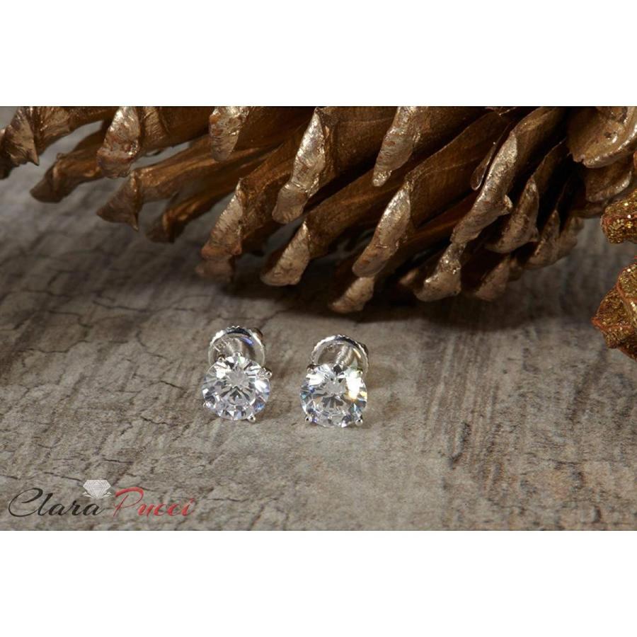 3.0 ct Round Brilliant Cut Simulated Diamond CZ Solitaire Stud Earring