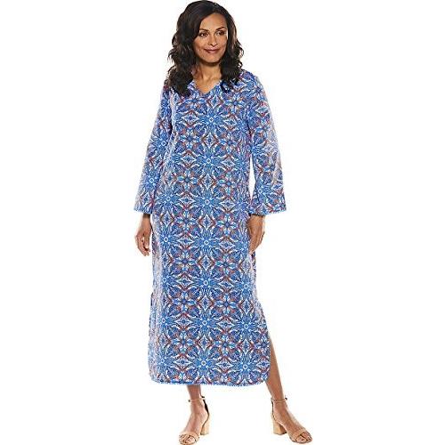Coolibar UPF 50+ Women's Tangier Kaftan - Sun Protective (Medium- Spri
