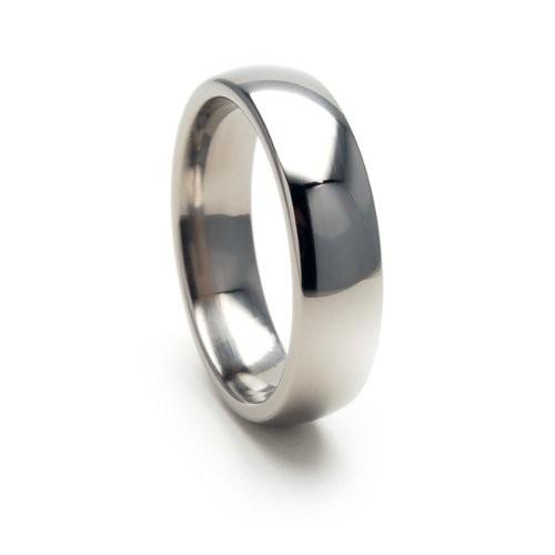 6mm Titanium Ring, Titanium Band, Titanium Wedding Band, FREE Sizing
