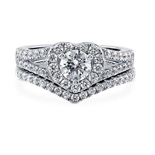 おトク Hollywood Jewelry Wedding Rings for Women Engagement Ring Set 925 Ster