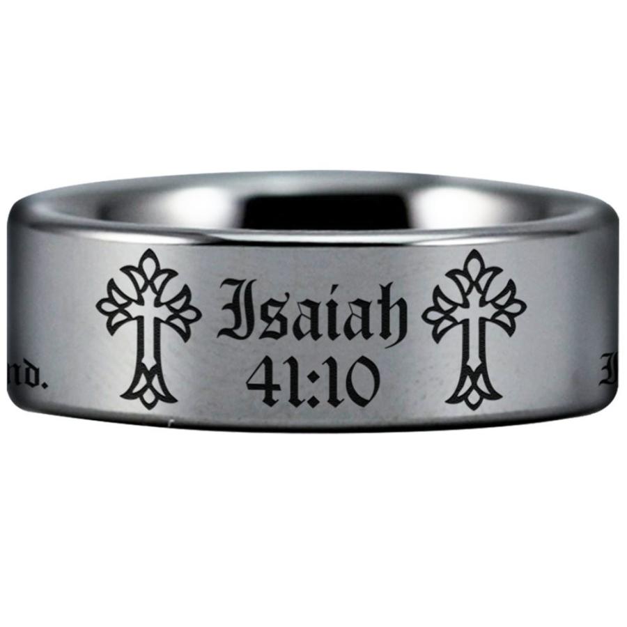 売れ筋新商品 Carbide Tungsten Isaiah I Ring Anniversary and Band Wedding Ring, 41:1 ネックレス、ペンダント