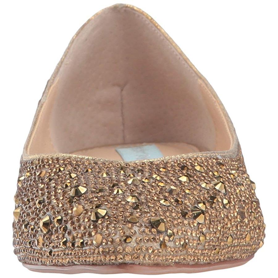 Blue by Betsey Johnson Women's SB-Jude Ballet Flat Gold 7 M US