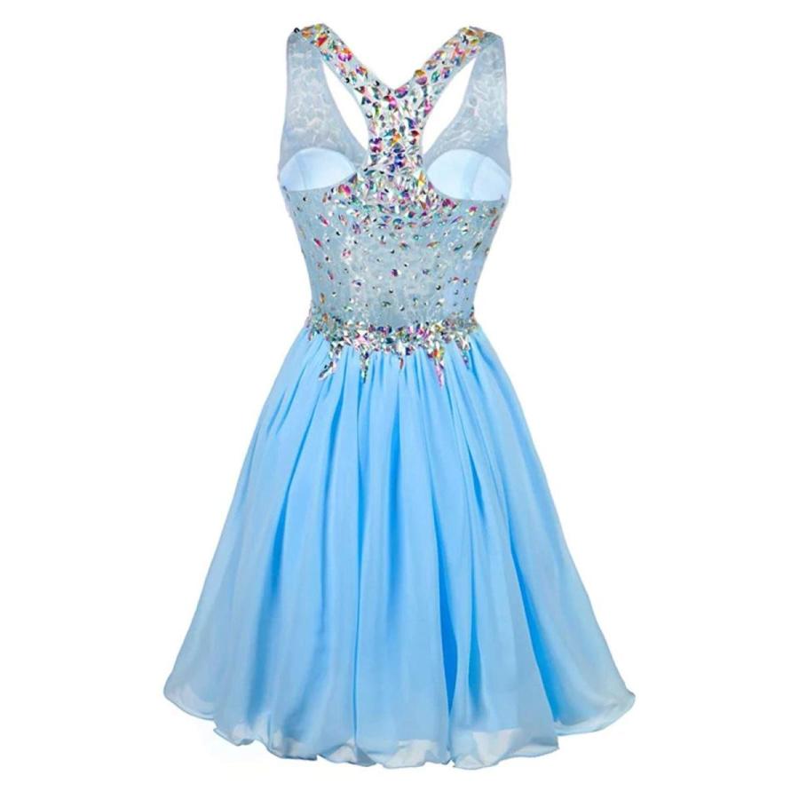 LaceLady Short/Mini Halter Cocktail A Line/Princess Homecoming Dresses