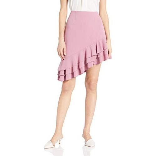 C/Meo Collective Women's Temptation Asymmetrical Ruffle Short Mini Ski