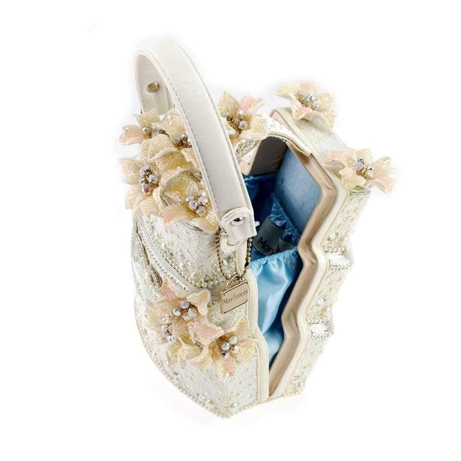 【２点セット】 Mary Frances Sweet Beginning Embellished Wedding Cake Top-Handle Bag， 【1040619223】(37835円)