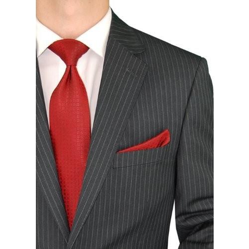 Salvatore Exte Men's Suit Modern Two Button Jacket Flat Front Pants St