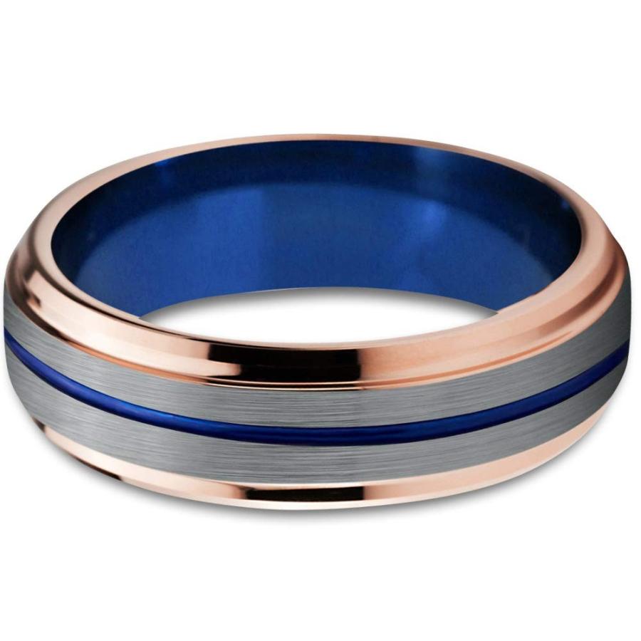 Chroma Color Collection Tungsten Wedding Band Ring 6mm for Men Women B Chroma Color Collection Tungsten Carbide Wedding Band Ring 6mm for