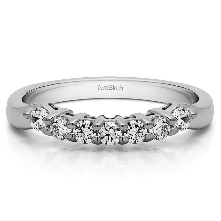Charles Colvard Moissanite Remarkable Wedding Band In Silver(0.29Ct) S