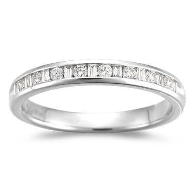0.20-0.25 Cts SI1 - SI2 clarity and I-J color Diamond Wedding Ring