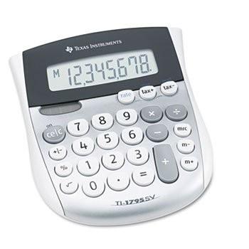 【在庫あり】Texas Instruments, Inc 8-Digit Solar Display Calculator,4-7 8"x5-2 3"x