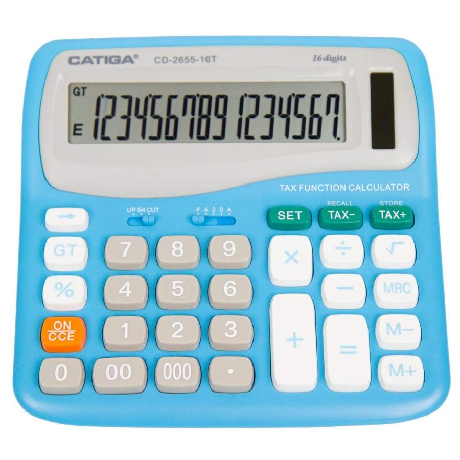 公式サイト公式サイト16-Digit Standard Tax Calculator CD-2655-16T For Home And Office  Use 電卓