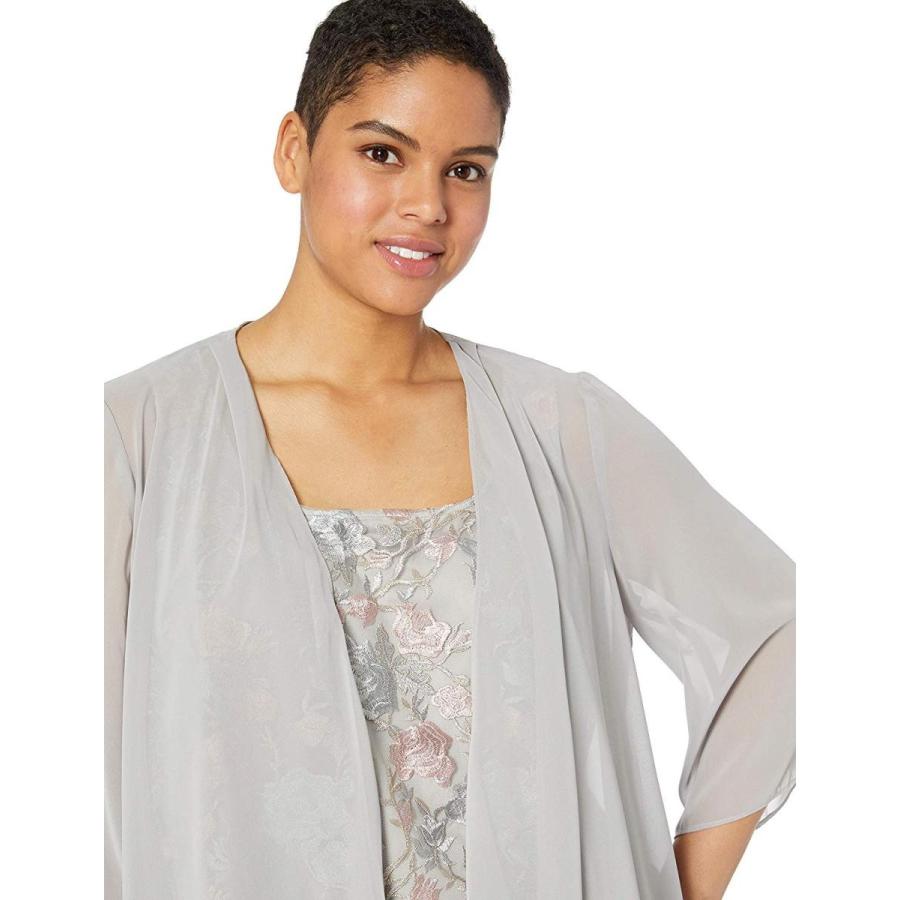 Alex Evenings Women's Plus Size Twinset Tank Top Jacket and Dress Pant