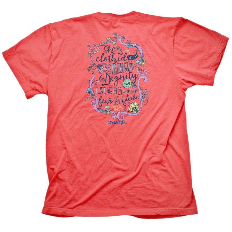 Cherished Girl-Strength & Dignity Adult T-Shirt-Medium - Christian Fas