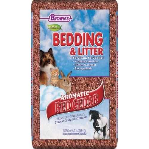 F.M. Brown's, Press-Packed Bedding, 1200 Cubic-Inch Red Cedar Shavings by F｜twilight-shop