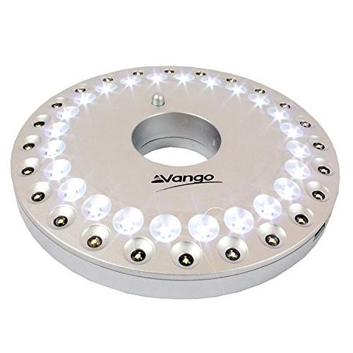 Vango Light Disc 48 LED Camping Light Disc Silver a5023518637136