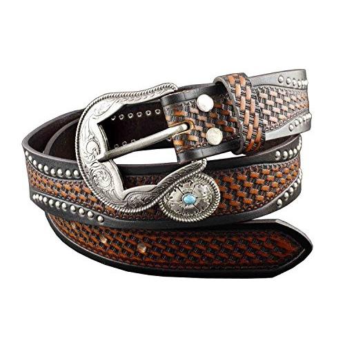 50 Off Western Cowboyヴィンテージバイカーtooledターコイズ本革ベルトメンズ 爆安プライス Mail1 Secmalaysia Com