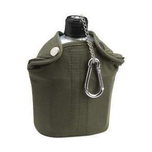 Maxam 32?oz Aluminum Canteen with Cover and Cup