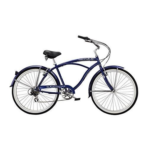 Micargi Pantera 7-speed 26 for men (Blue), Beach Cruiser Bike Schwinn Nirve