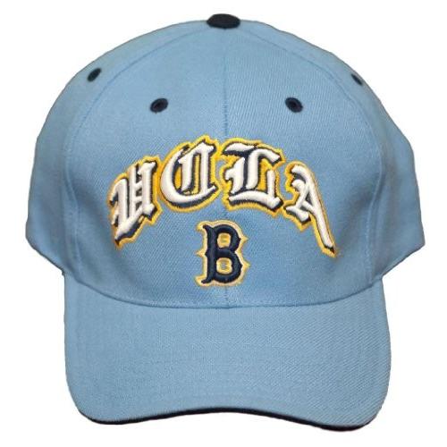 新しい。UCLA Bruinsコントラストアイレット帽子3d刺繍キャップ???1サイズ???ベビーブルー UCLA