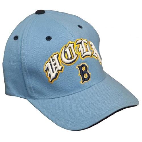 新しい。UCLA Bruinsコントラストアイレット帽子3d刺繍キャップ???1サイズ???ベビーブルー UCLA