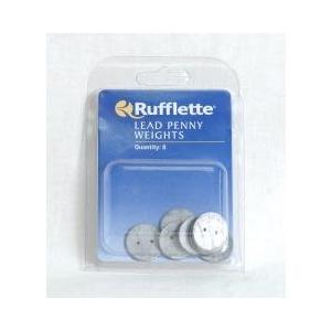 Rufflette 2C5400027N | Lead Penny Curtain Weight | 25mm x | 8 pieces by Ruf