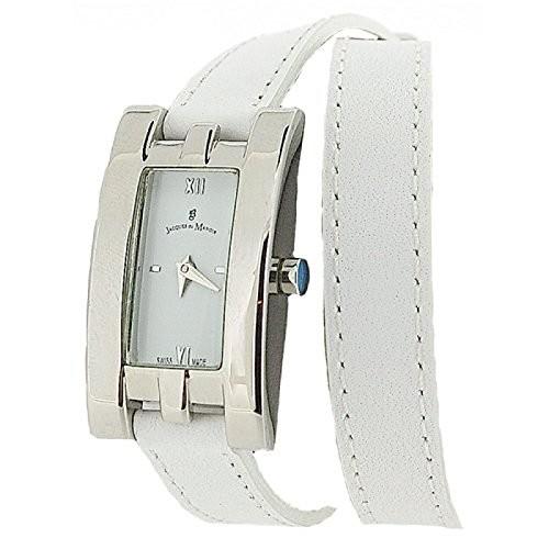 Jacques Du Manoir Ladies White Dial & White Extra Long multi-wrapストラップウォッチ