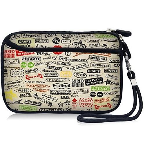 高品質防水耐衝撃設計HDD SSD eSATAハンドストラップケースバッグカバーwith Extraフロントポケット2.5?