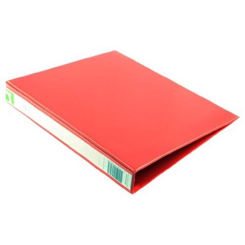 Q CONNECT PRES BINDER 4DRING 25MM RED