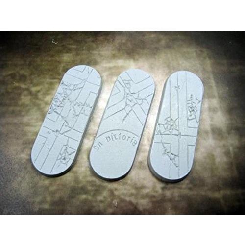 25x70mm Bike/Cavalry Beveled Bases - Ruined Temple