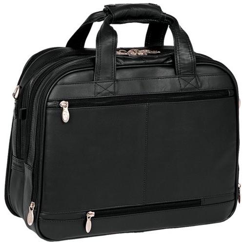 new-17ブラックDamenレザーdetachable-wheeledノートブックケース???y69443