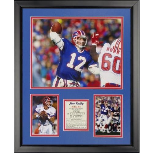 Legends Never Die ジム・ケリー - バッファロー・ビルズ フレーム入り写真コラージュ 16インチ x 20インチ