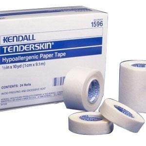 Tenderskin　Hypoallergenic　Paper　Tape　yds.　[Roll　Kendall　x　by　10
