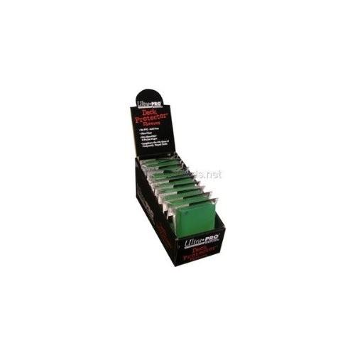 Ultra Pro Yugioh Size Deck Protectors Box - Green [10 packs/62mm x
